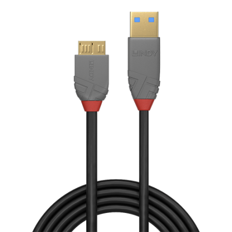 36616-Lindy 36767 cable USB USB 3.2 Gen 1 (3.1 Gen 1) 2 m USB A Micro-USB B Negro