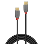 36634-Lindy 36872 cable USB USB 2.0 2 m USB C Negro, Gris