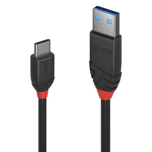 36681-Lindy 36917 cable USB USB 3.2 Gen 1 (3.1 Gen 1) 1,5 m USB A USB C Negro