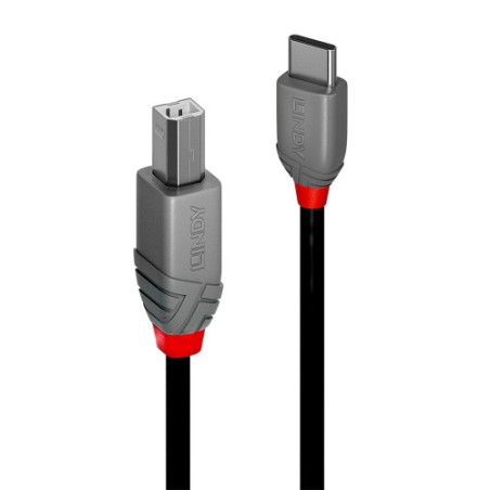 36703-Lindy 36941 cable USB USB 2.0 1 m USB C USB B Negro