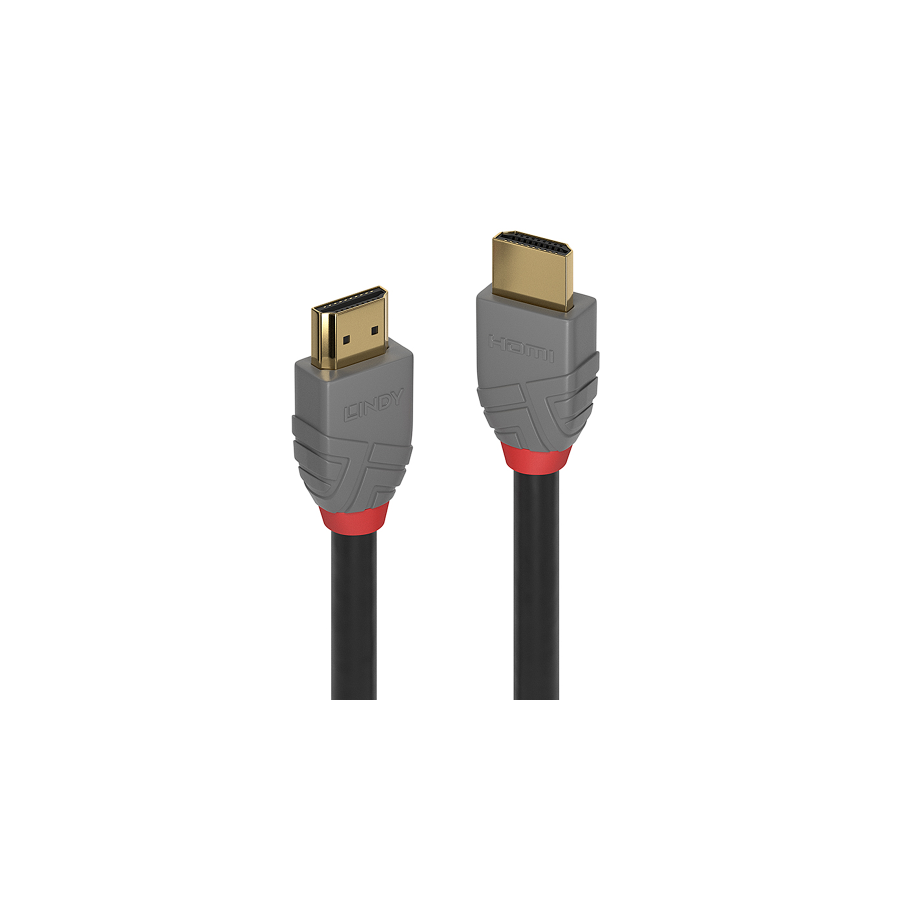 36725-Lindy 36961 cable HDMI 0,5 m HDMI tipo A (Estandar) Negro, Gris