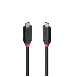 36745-Lindy 37001 cable USB USB4 Gen 3x2 1 m USB C Negro