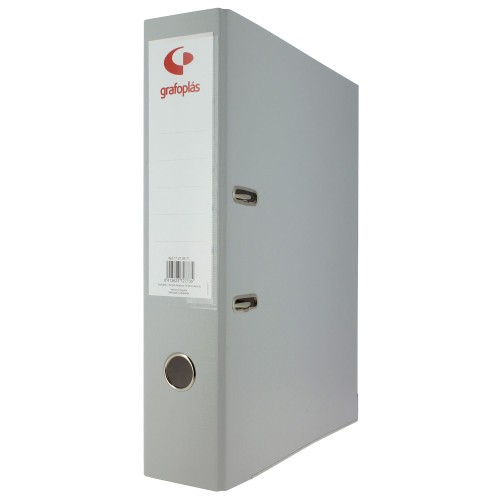 3675-ARCHIVADOR PALANCA 65 COLOR GRIS FOLIO LOMO ANCHO 290X350X75 GRAFOPLAS 17279571