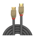 36784-Lindy 37866 cable HDMI 10 m HDMI tipo A (Estandar) Oro, Gris