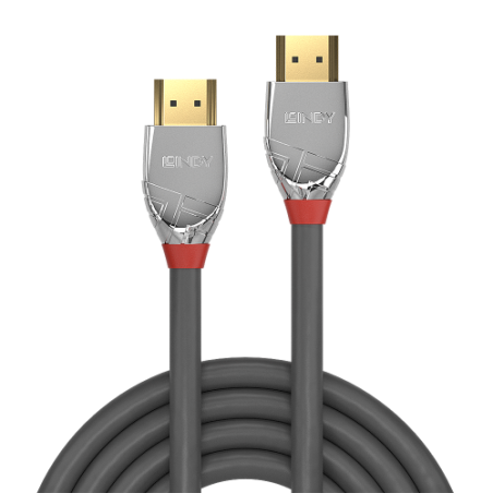 36798-Lindy 37874 cable HDMI 5 m HDMI tipo A (Estandar) Gris, Plata