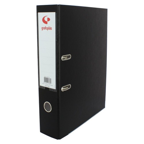 3695-ARCHIVADOR PALANCA 65 COLOR NEGRO A4 LOMO ANCHO 290X320X75 GRAFOPLAS 17269510