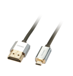 36966-Lindy 41681 cable HDMI 1 m HDMI tipo A (Estandar) HDMI tipo D (Micro) Negro