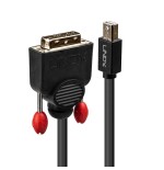 36997-Lindy 41951 adaptador de cable de video 1 m Mini DisplayPort DVI-D Negro