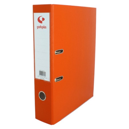 3701-ARCHIVADOR PALANCA 65 COLOR NARANJA A4 LOMO ANCHO 290X320X75 GRAFOPLAS 17269552