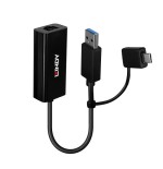 37033-Lindy 43412 adaptador y tarjeta de red Ethernet 5000 Mbit/s