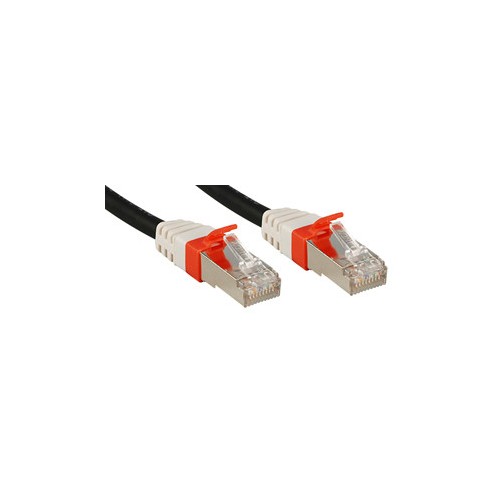 37073-Lindy Cat.6 (A) SSTP / S/FTP PIMF Premium 1.0m cable de red Negro 1 m