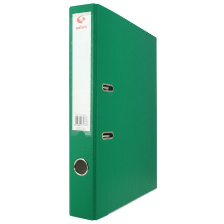 3713-ARCHIVADOR PALANCA 45 COLOR VERDE FOLIO LOMO ESTRECHO 290X350X55 GRAFOPLAS 17279320