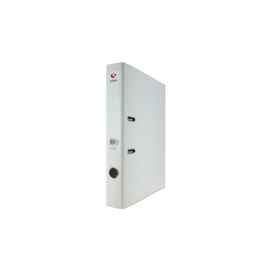 3720-ARCHIVADOR PALANCA 45 COLOR BLANCO FOLIO LOMO ESTRECHO 290X350X55 GRAFOPLAS 17279370