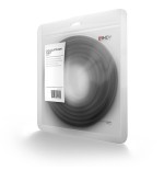 37287-Lindy 47177 cable de red Negro 1 m Cat6a S/FTP (S-STP)