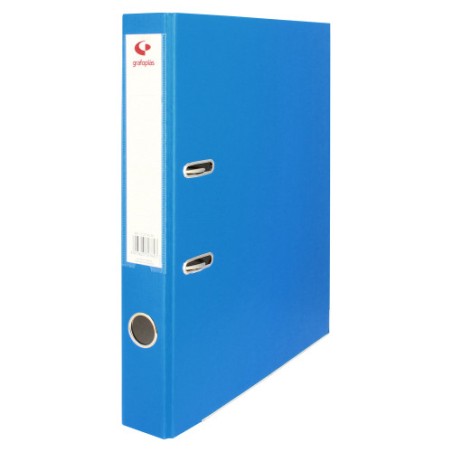 3729-ARCHIVADOR PALANCA 45 COLOR AZUL A4 LOMO ESTRECHO 290X320X55 GRAFOPLAS 17269330