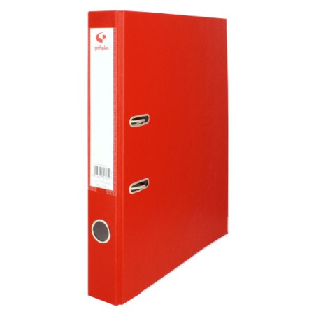 3732-ARCHIVADOR PALANCA 45 COLOR ROJO A4 LOMO ESTRECHO 290X320X55 GRAFOPLAS 17269351