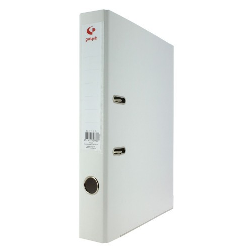 3743-ARCHIVADOR PALANCA 45 COLOR BLANCO A4 LOMO ESTRECHO 290X320X55 GRAFOPLAS 17269370