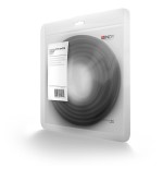 37480-Lindy 47371 cable de red Negro 0,5 m Cat6 S/FTP (S-STP)