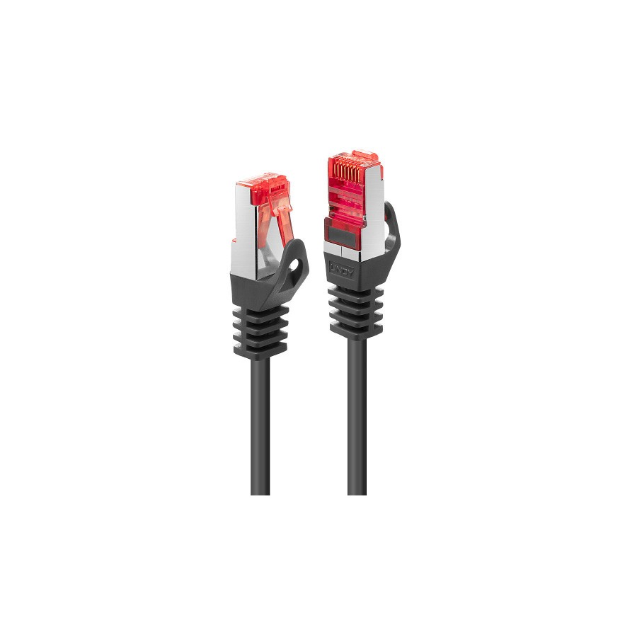37481-Lindy 47372 cable de red Negro 1 m Cat6 S/FTP (S-STP)
