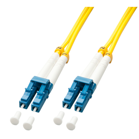 37551-Lindy 47450 Cable de fibra optica e InfiniBand 1 m LC Amarillo