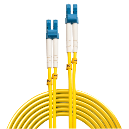37562-Lindy 47455 Cable de fibra optica e InfiniBand 15 m LC Amarillo