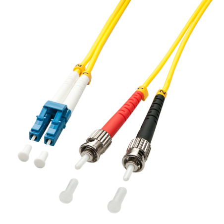 37567-Lindy 3m LC/ST Cable de fibra optica e InfiniBand Amarillo