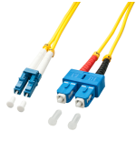 37570-Lindy 47471 Cable de fibra optica e InfiniBand 2 m LC SC Amarillo