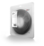 37581-Lindy 47483 cable de red Negro 3 m Cat6a U/FTP (STP)