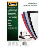 378-PACK 100 PORTADAS POLIPROPILENO NEGRO 450 MICRAS A4 FELLOWES 54772