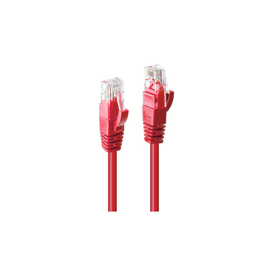 38071-Lindy 48030 cable de red Rojo 0,3 m Cat6 U/UTP (UTP)