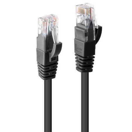 38131-Lindy 48075 cable de red Negro 0,3 m Cat6 U/UTP (UTP)