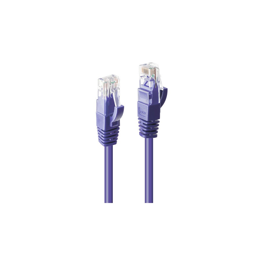 38200-Lindy 48122 cable de red Purpura 1 m Cat6 U/UTP (UTP)