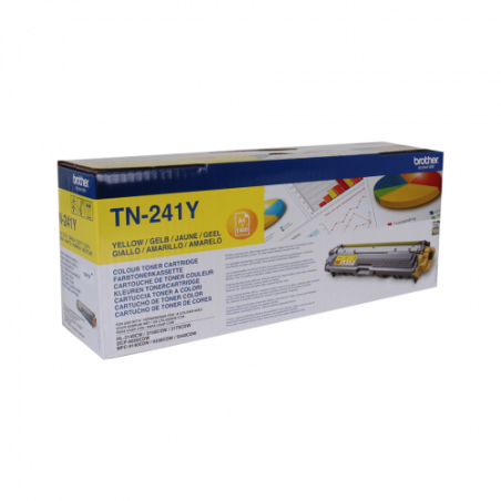 BROTHER TONER TN241Y  HL3140CW/HL3150CDW, 1.400 PAG. AMARILL
