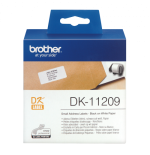 3834-BROTHER ETIQUETAS DE DIRECCION PEQUENAS 62MMX29MM, 800 UNIDA