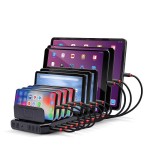 38343-Lindy 73309 organizador para estacion de carga Independiente Plastico Negro