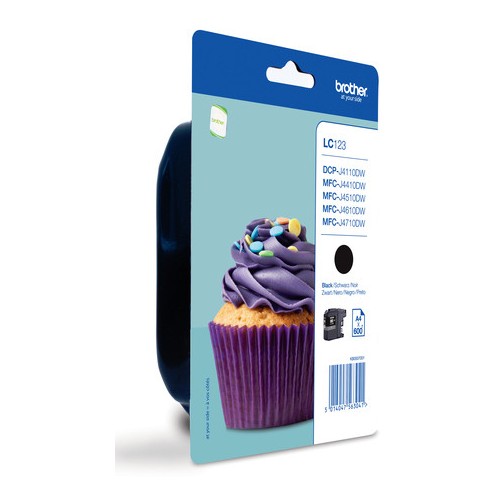 BROTHER TINTA LC123BKBP  MFC-J4410DW/MFC-J4510DW,MFCJ4710DW/