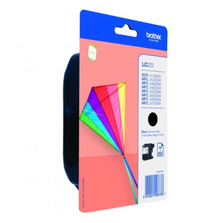 3841-BROTHER TINTA LC223BKBP  MFCJ4120DW MFCJ4420DW/MFCJ4620DW