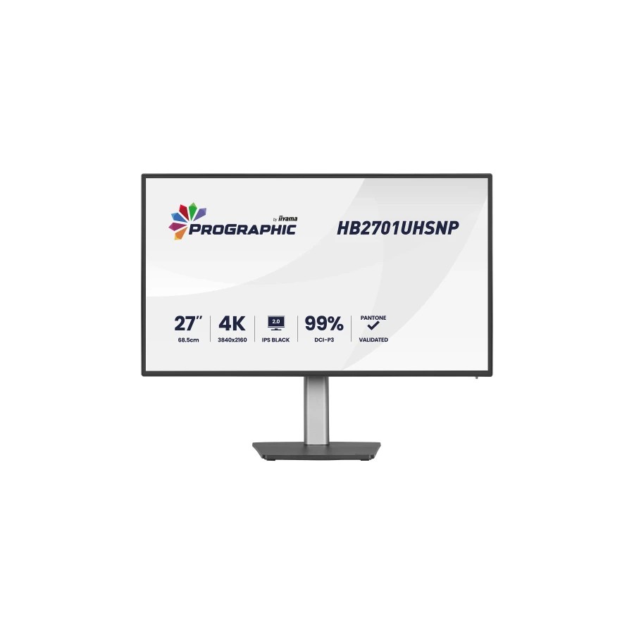 38418-MONITOR IIYAMA, IPS PANEL TECHNOLODY LED, 27 PULGADAS, 68.5 CM, 3840X2160, 60 HZ