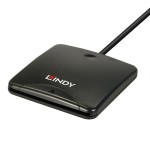 38512-Lindy 43407 lector de tarjeta magnetica USB Negro
