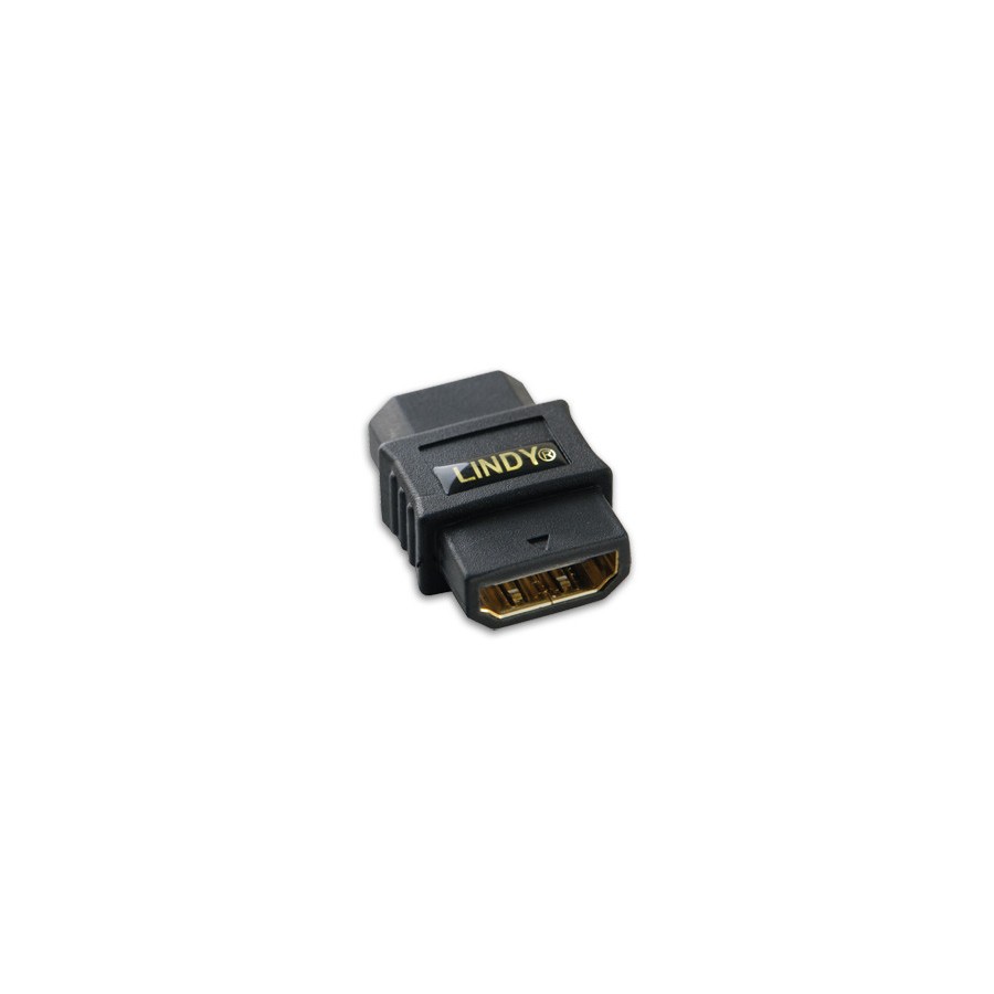 38527-Lindy 41230 cambiador de genero para cable HDMI Negro
