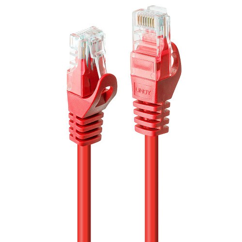 38581-Lindy 48183 cable de red Rojo 2 m Cat6 U/UTP (UTP)