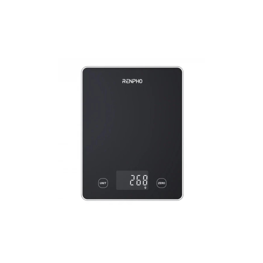 38698-RENPHO  CALIBRA 1L - SMART NUTRITION SCALE - BLE - 3AAA - BLACK GLASS (UP TO 22LB/10KG)