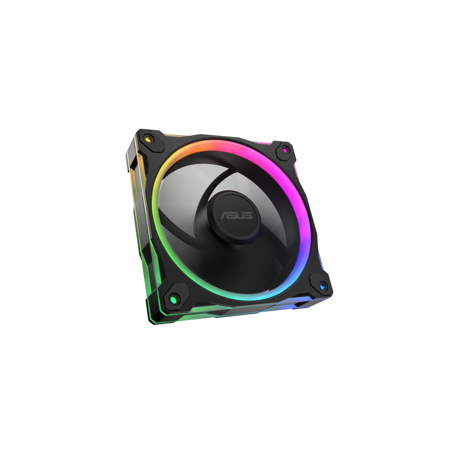 38722-ASUS Prime MR120 Fan ARGB Black Carcasa del ordenador Ventilador 12 cm Negro