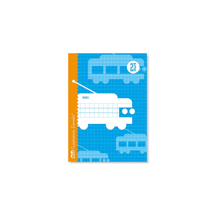 3873-LIBRETA CUBIERTA BASICA 4o RAYADO 2,5 MM 30 HOJAS LAMELA 06002