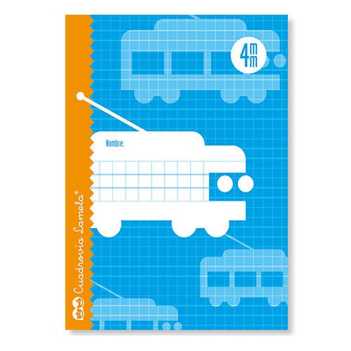 3875-LIBRETA CUBIERTA BASICA 4o RAYADO 4 MM 30 HOJAS LAMELA 06004