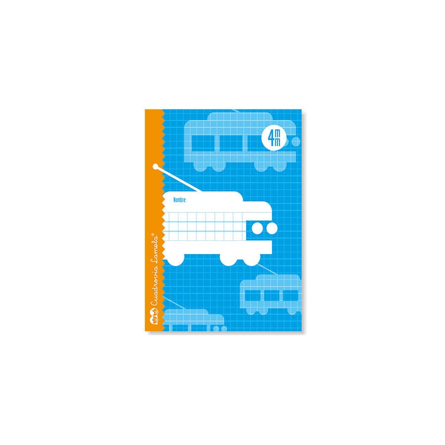 3875-LIBRETA CUBIERTA BASICA 4o RAYADO 4 MM 30 HOJAS LAMELA 06004