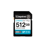 38814-Kingston Technology 512GB SDXC Canvas Go Plus Gen4 200MB/s C10 UHS-I U3 V30