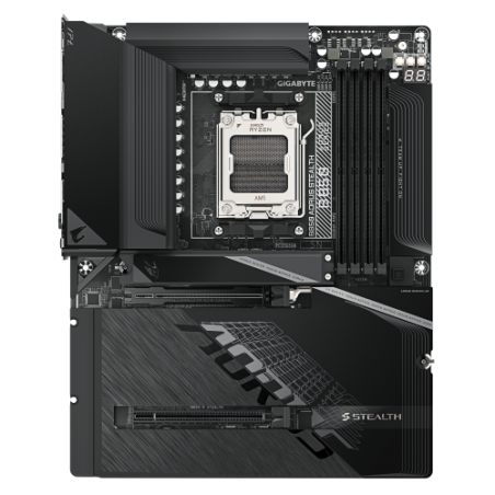38827-GIGABYTE B850 AORUS STEALTH Placa Base - CPUs AMD Ryzen Serie 9000, VRM digital de 14+2+2 fases, hasta 8200 MHz DD
