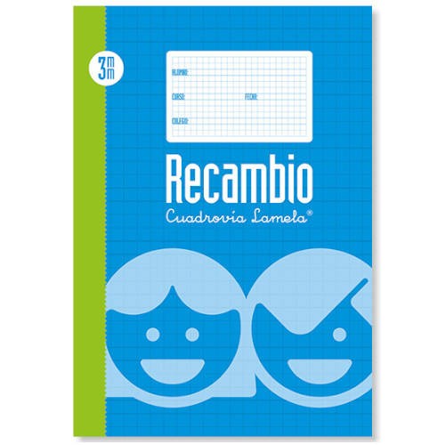 3888-RECAMBIO FORMATO FOLIO RAYADO 3 MM LAMELA 09003