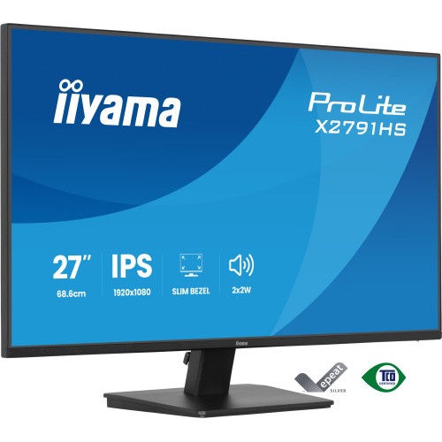 38921-MONITOR IIYAMA 23,8" IPS, 4-SIDE SLIM BEZEL 1920X1080 100Hz